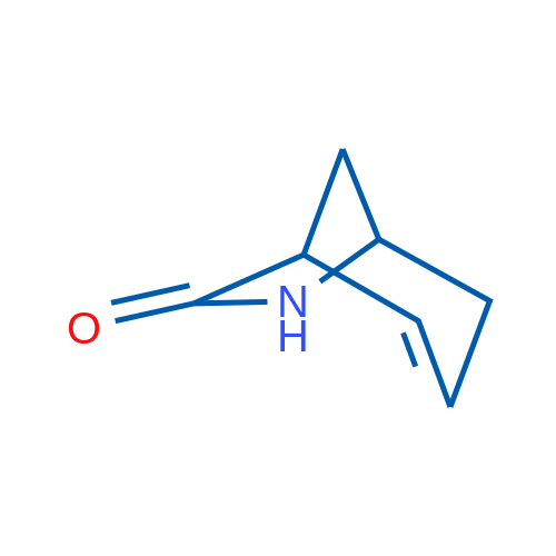 6-Azabicyclo[3.2.1]oct-2-en-7-one(9CI) 结构式