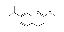 3-(4-异丙基苯基)丙酸乙酯 结构式