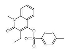2(1H)-Quinolinone, 3-ethyl-1-methyl-4-[[(4-methylphenyl)sulfonyl]oxy]- 结构式