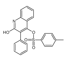 2(1H)-Quinolinone, 4-[[(4-methylphenyl)sulfonyl]oxy]-3-phenyl- 结构式