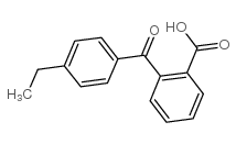 2-(4-乙基苯甲酰基)苯甲酸 结构式