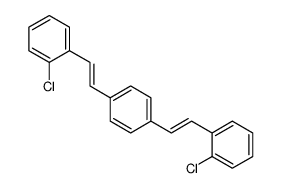1,4-双[2-(2-氯苯基)乙烯基]苯 结构式
