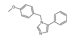 1-(4-甲氧基苄基)-5-苯基-1H-咪唑 结构式