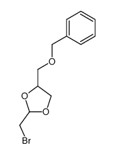1,3-Dioxolane, 2-(bromomethyl)-4-[(phenylmethoxy)methyl]- 结构式