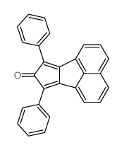 7,9-二苯基-8H-环戊并[a]苊烯-8-酮 结构式