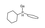 三氢(二环己基膦)镓 结构式