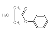2,2-二甲基丙酸苯酯 结构式