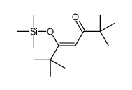 4-Hepten-3-one, 2,2,6,6-tetramethyl-5-[(trimethylsilyl)oxy]- 结构式