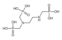 Phosphonic acid, [[[2-[bis(phosphonomethyl)amino]ethyl]amino]methyl]- 结构式
