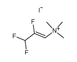 1-Propen-1-aminium, 2,3,3-trifluoro-N,N,N-trimethyl-, iodide, (Z)- (9CI) 结构式