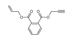 邻苯二甲酸 1-(2-丙烯基) 2-(2-丙炔基)酯 结构式