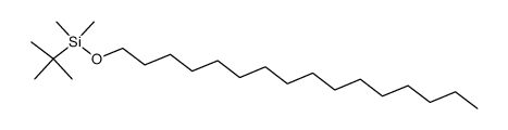 Silane, (1,1-dimethylethyl)(hexadecyloxy)dimethyl- 结构式
