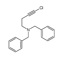 Benzenemethanamine, N-(4-chloro-3-butyn-1-yl)-N-(phenylmethyl)- 结构式