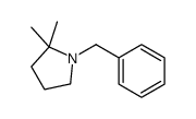 1-苄基-2,2-二甲基吡咯烷 结构式