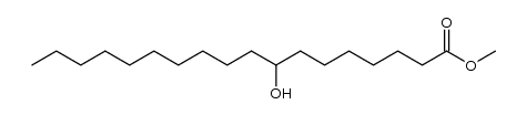 8(R)-羟基十八碳酸甲酯 结构式