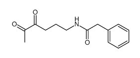 Benzeneacetamide, N-(4,5-dioxohexyl)- 结构式