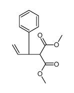 Propanedioic acid, 2-[(1R)-1-phenyl-2-propen-1-yl]-, 1,3-dimethyl ester 结构式