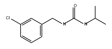 Urea, N-[(3-chlorophenyl)methyl]-N'-(1-methylethyl)- 结构式