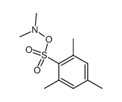 Benzenesulfonic acid, 2,4,6-trimethyl-, dimethylazanyl ester 结构式