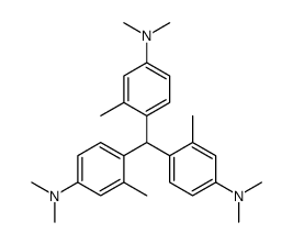 Benzenamine, 4,4',4''-methylidynetris[N,N,3-trimethyl- 结构式