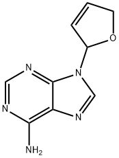 9-(2,5-二氢-2-呋喃基)-9H-嘌呤-6-胺 结构式