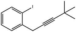 1-(4,4-二甲基-2-戊炔-1-基)-2-碘苯 结构式