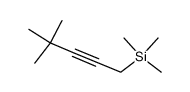 Silane, (4,4-dimethyl-2-pentyn-1-yl)trimethyl- 结构式