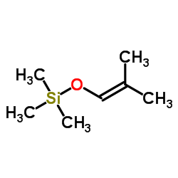 2-甲基-1-(三甲基硅氧基)-1-丙烯 结构式