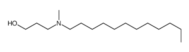 3-(十二烷基甲基氨基)-1-丙醇 结构式