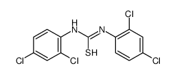 N,N'-双(2,4-二氯苯基)硫脲 结构式
