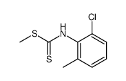 Carbamodithioic acid, (2-chloro-6-methylphenyl)-, methyl ester (9CI) 结构式