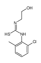 Thiourea, N-(2-chloro-6-methylphenyl)-N'-(2-hydroxyethyl)- 结构式