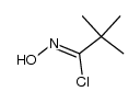 N-羟基-2,2-二甲基丙酰氯亚胺 结构式