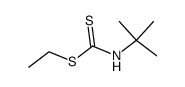 叔丁基二硫代氨基甲酸乙酯 结构式