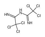 N-(1-Amino-2,2,2-trichloroethylidene)-2,2,2-trichloroethanimidamide 结构式
