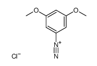 3,5-二甲氧基苯重氮氯化物 结构式