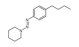 Piperidine, 1-[2-(4-butylphenyl)diazenyl]- 结构式