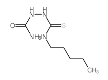 Hydrazinecarboxamide, 2-[(pentylamino)thioxomethyl]- 结构式