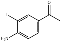 4-氨基-3-碘苯乙酮 结构式
