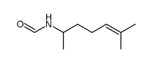 N-(6-甲基庚-5-烯-2-基)甲酰胺 结构式