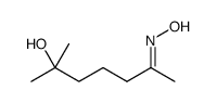 2-庚酮,6-羟基-6-甲基-,肟 结构式