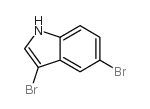 3,5-二溴吲哚 结构式