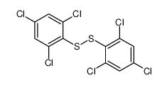 双(2,4,6-三氯苯基)二硫化物 结构式