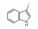 3-碘吲哚 结构式
