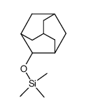 Silane, trimethyl(tricyclo[3.3.1.1(3,7)]dec-2-yloxy)- 结构式