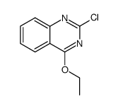 2-氯-4-乙氧基喹唑啉 结构式