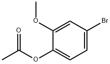 4-溴-2-甲氧基苯基乙酸酯 结构式