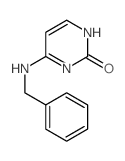 2(1H)-Pyrimidinone,6-[(phenylmethyl)amino]- 结构式