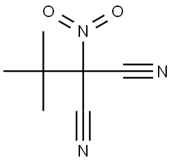 2-叔丁基-2-硝基丙二腈 结构式