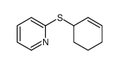 Pyridine, 2-(2-cyclohexen-1-ylthio)- 结构式